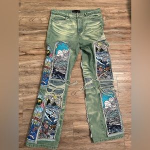 WHO DECIDES WAR PANTS LIKE NEW, WORN ONCE